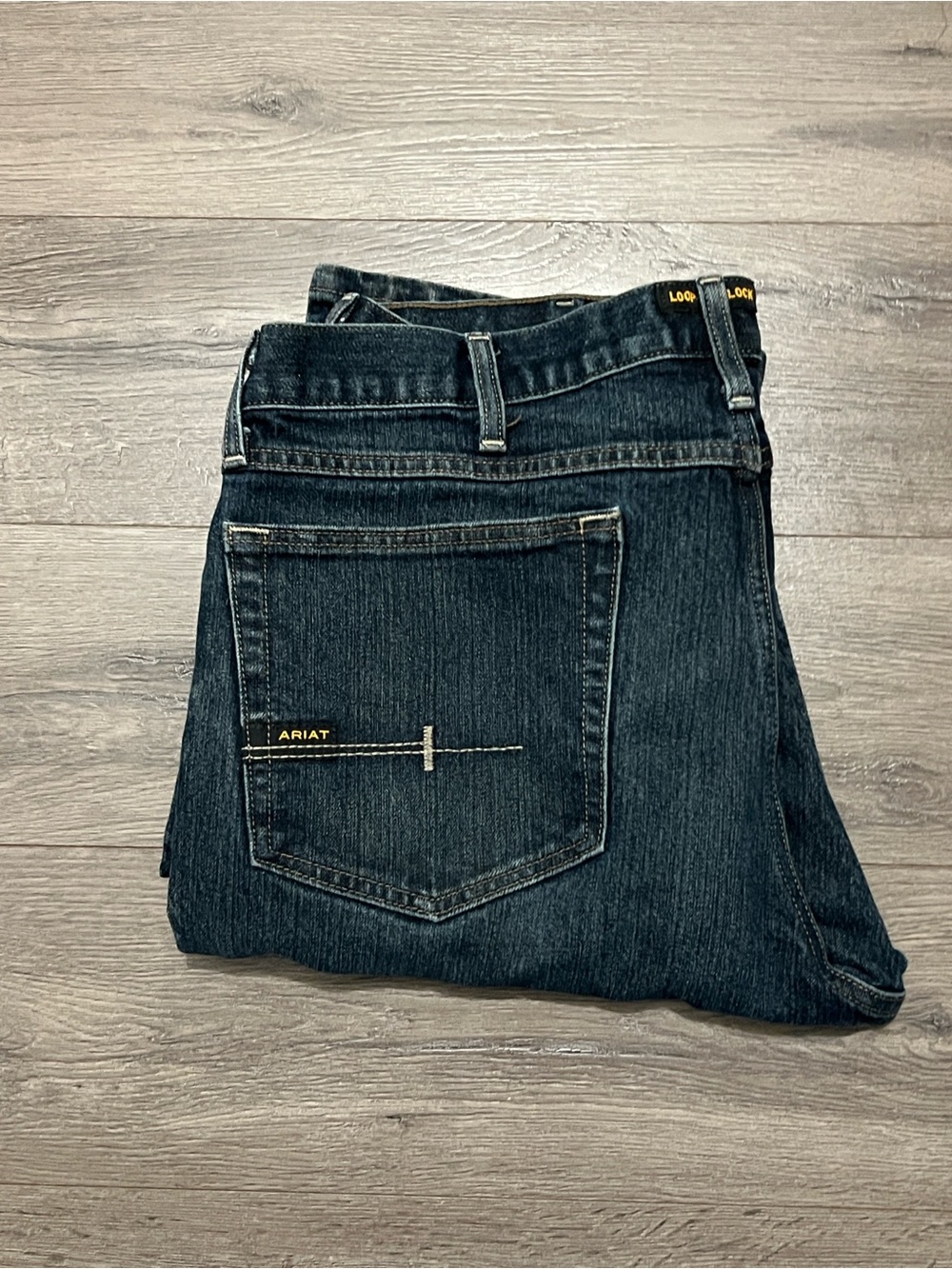 Ariat Men's Indigo Relaxed Straight Jeans